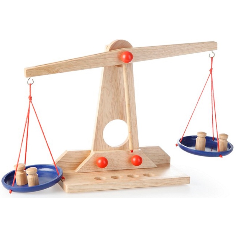 Traditional Wooden BalanceScales