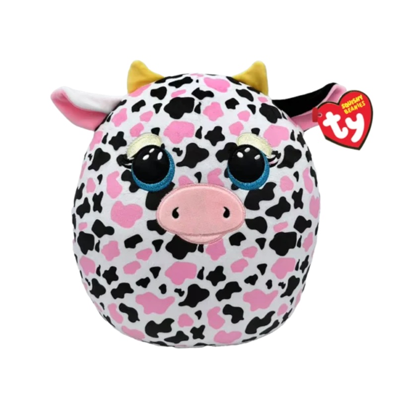 TY Milkshake Cow Squishy Beanie 10