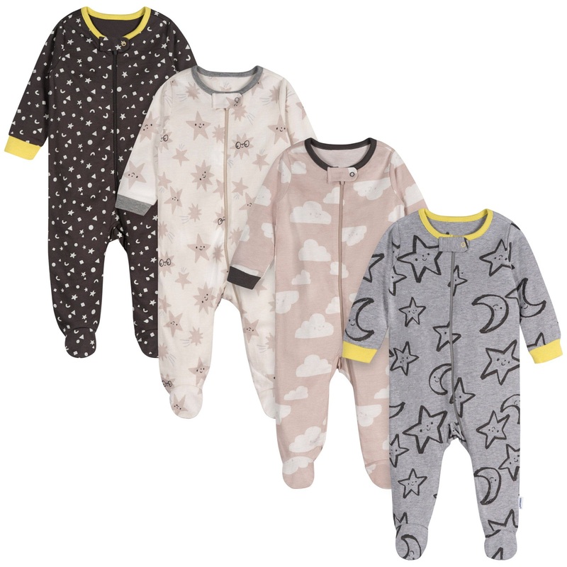 4-Pack Baby Neutral Up In The Sky Sleep ‘N Plays