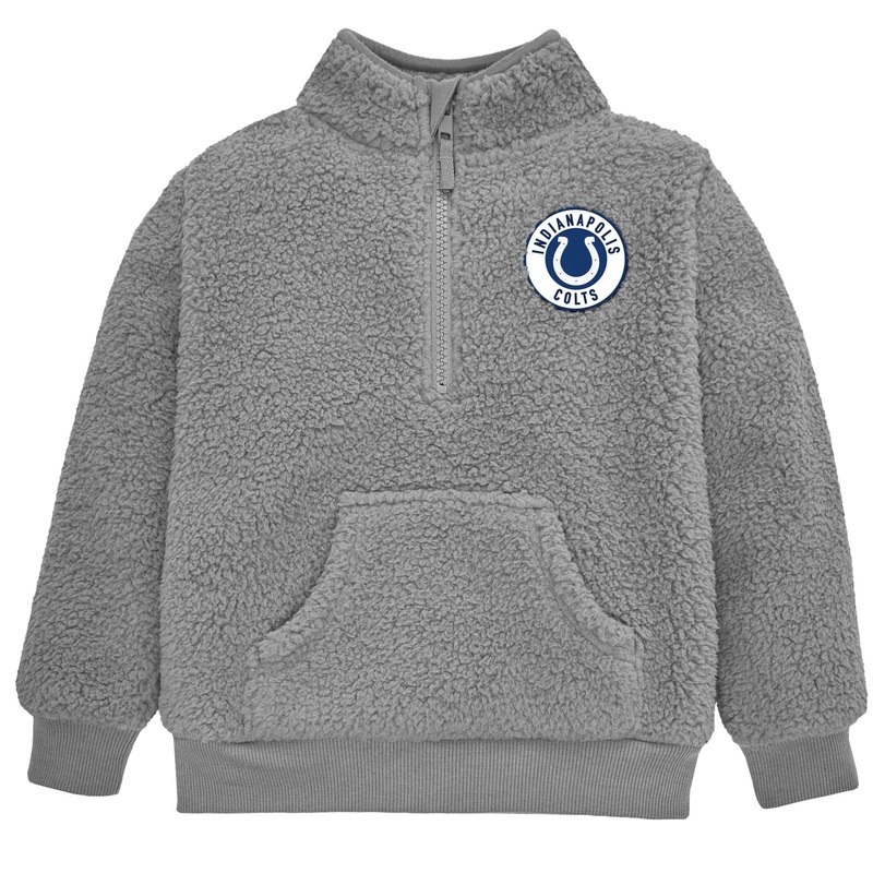 Infant & Toddler Indianapolis Colts 1/4 Zip Sherpa Top