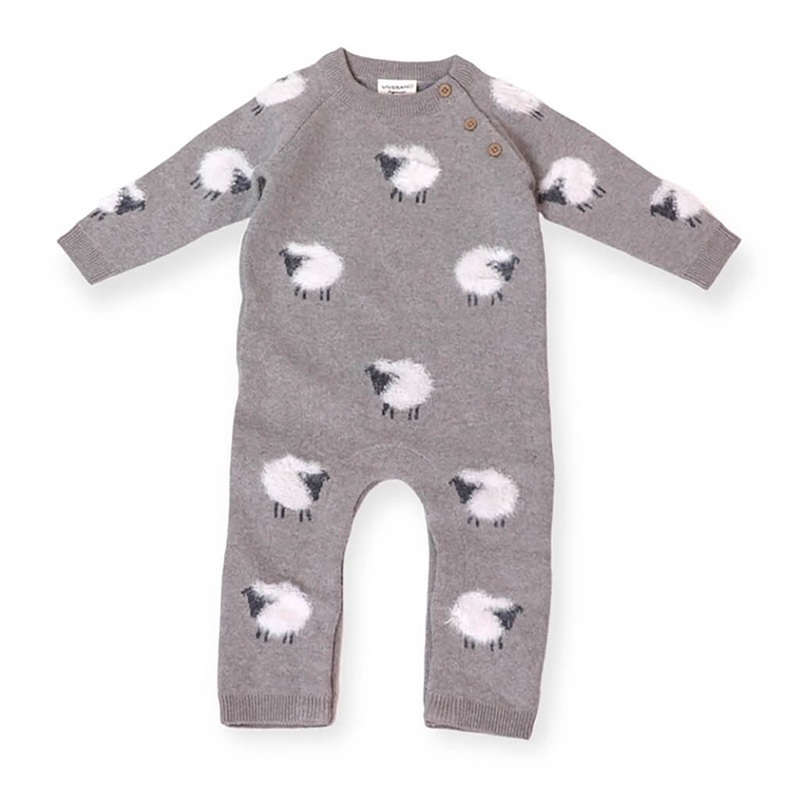 Jacquard Knit Jumpsuit – Furry Sheep