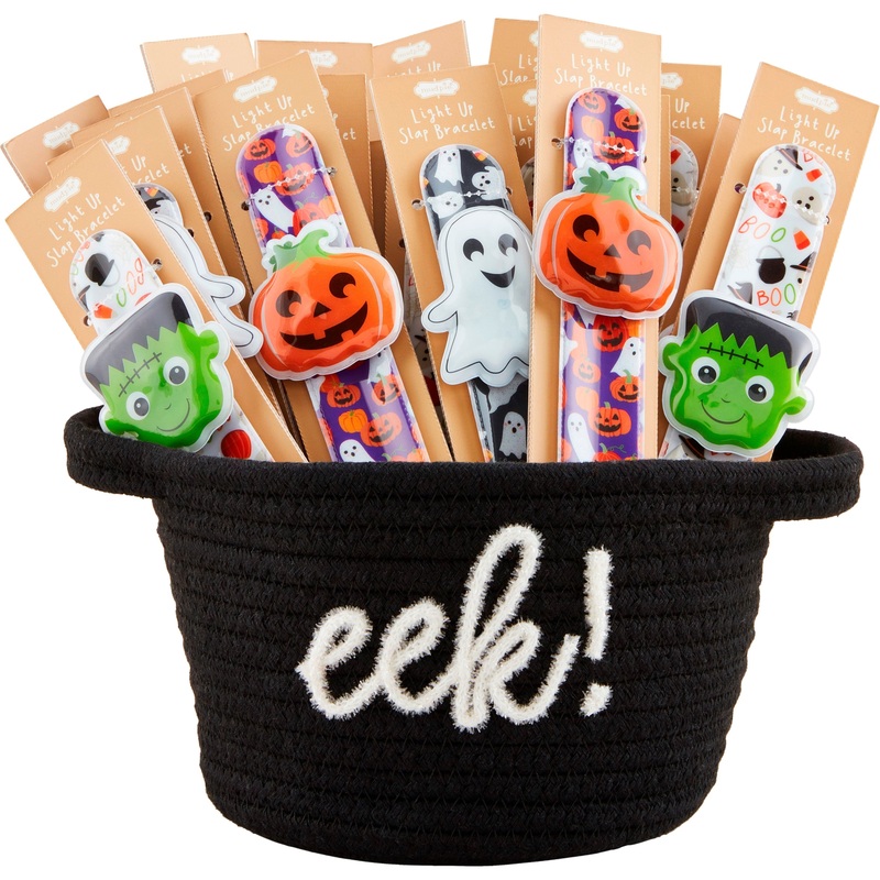 Mud Pie Halloween Light-Up Slap Bracelets