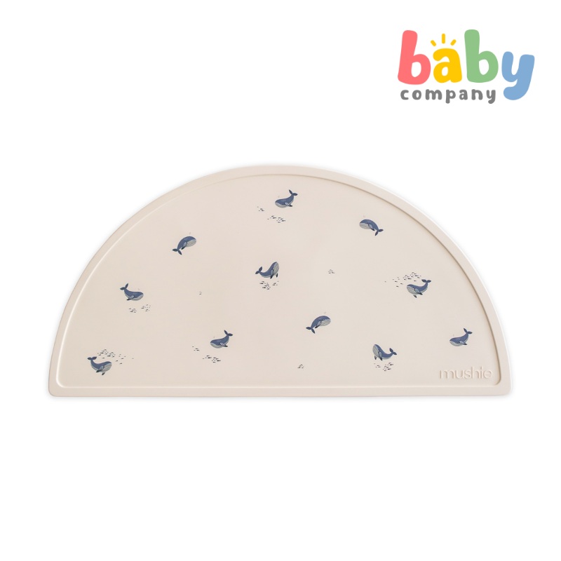 Mushie Silicone Mat – Whales