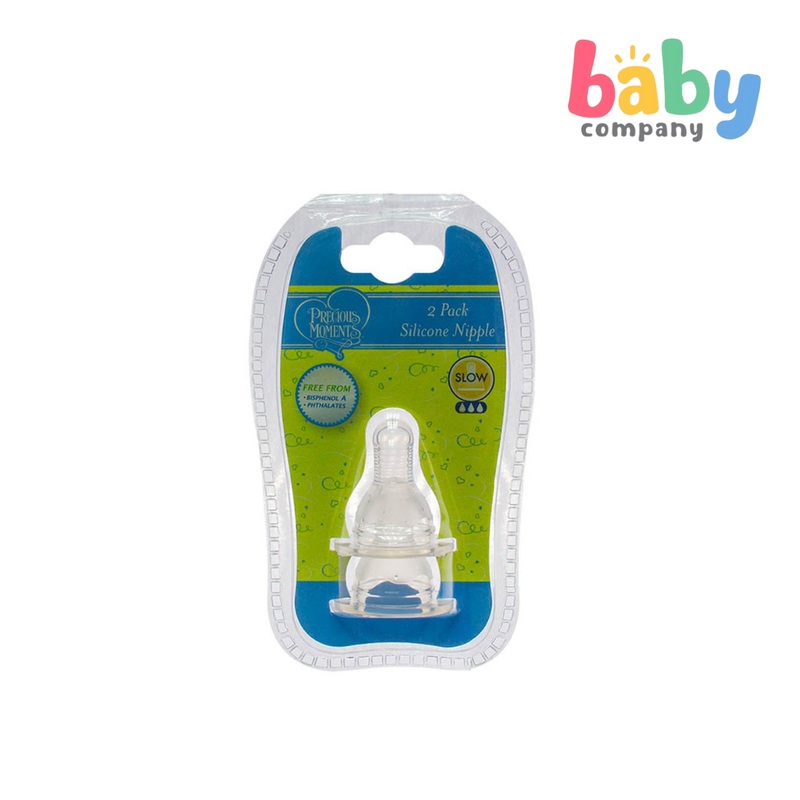 Precious Moments 2-Pack Regular Silicone – Slow Flow