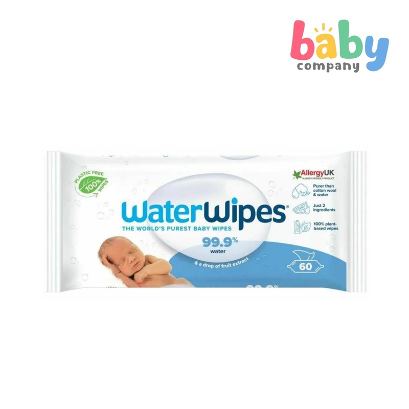 WaterWipes Biodegradable Baby Wipes – 60 sheets