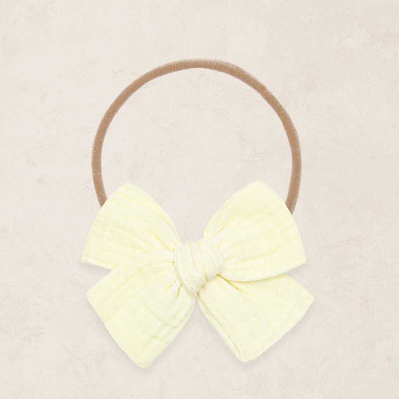 Adventure Bow – Buttercream Headband