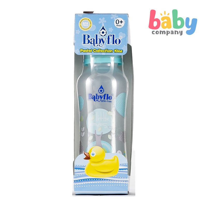 Babyflo Feeding Bottle Pastel Collection 10oz Pink