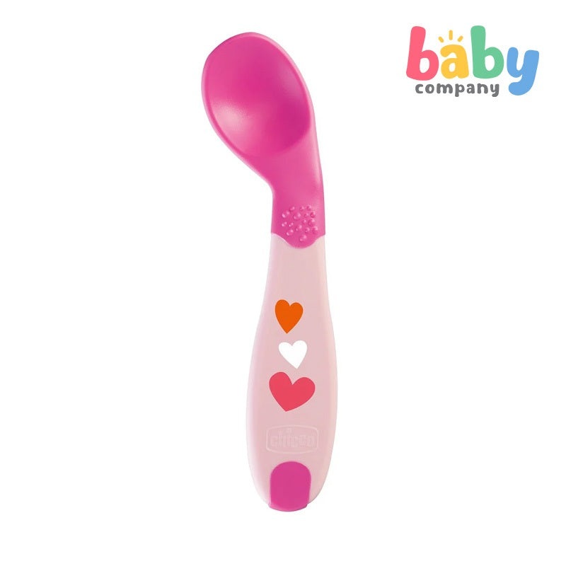Chicco First Spoon 8 months + Girl Green