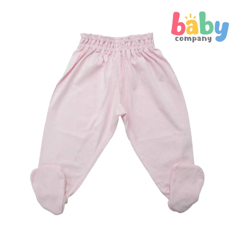 Enfant Pants with Footsie, Pink 0-3 Months