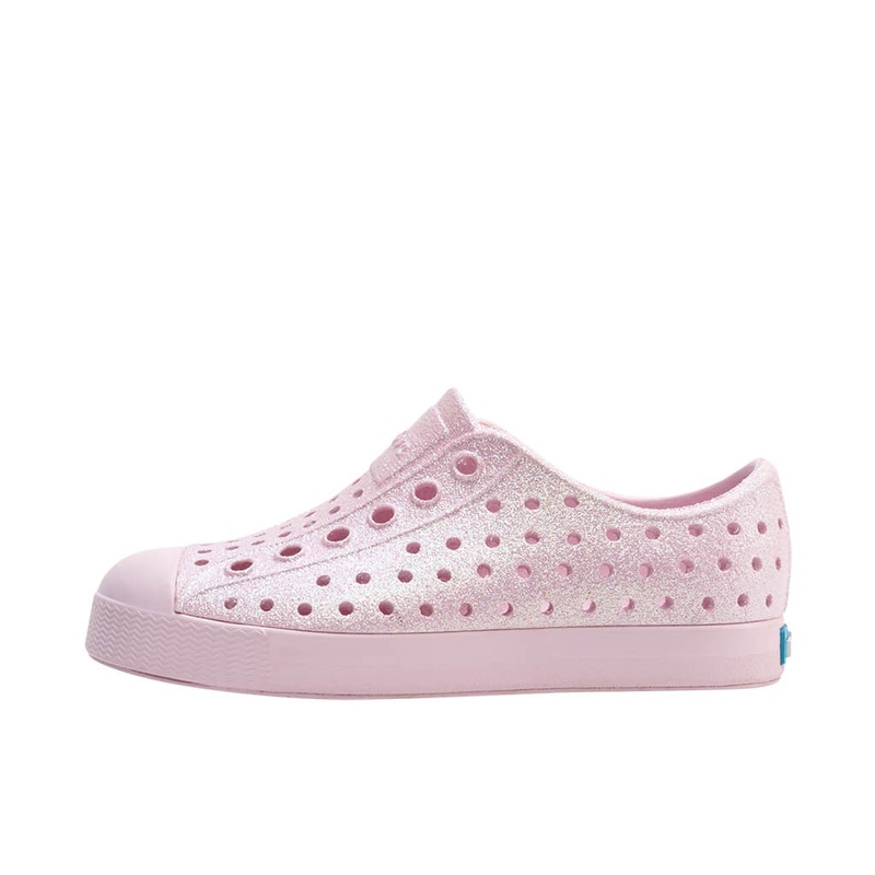 Jefferson Shoes Barely Pink Bling