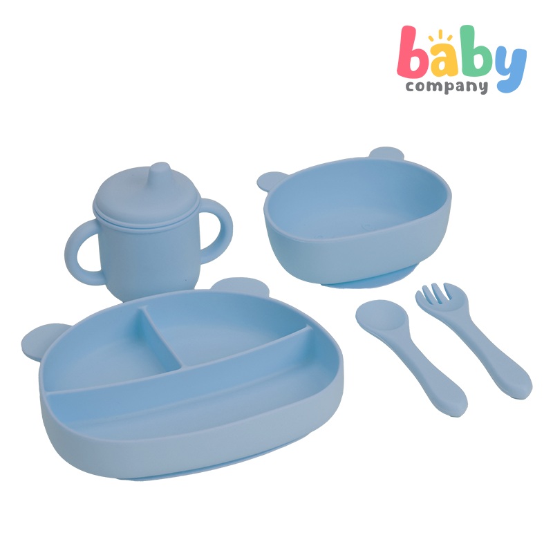 Little Sprout Blossom Feeding Set – Blue