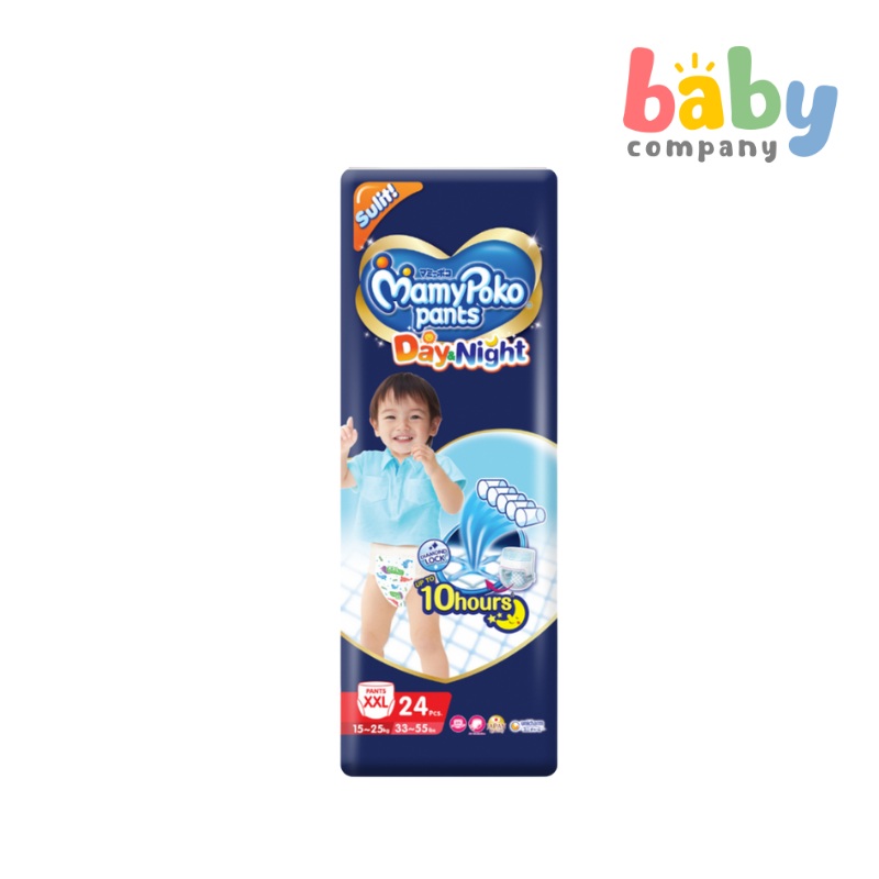 MamyPoko Day and Night Diaper Pants – XXL, 24 Pads