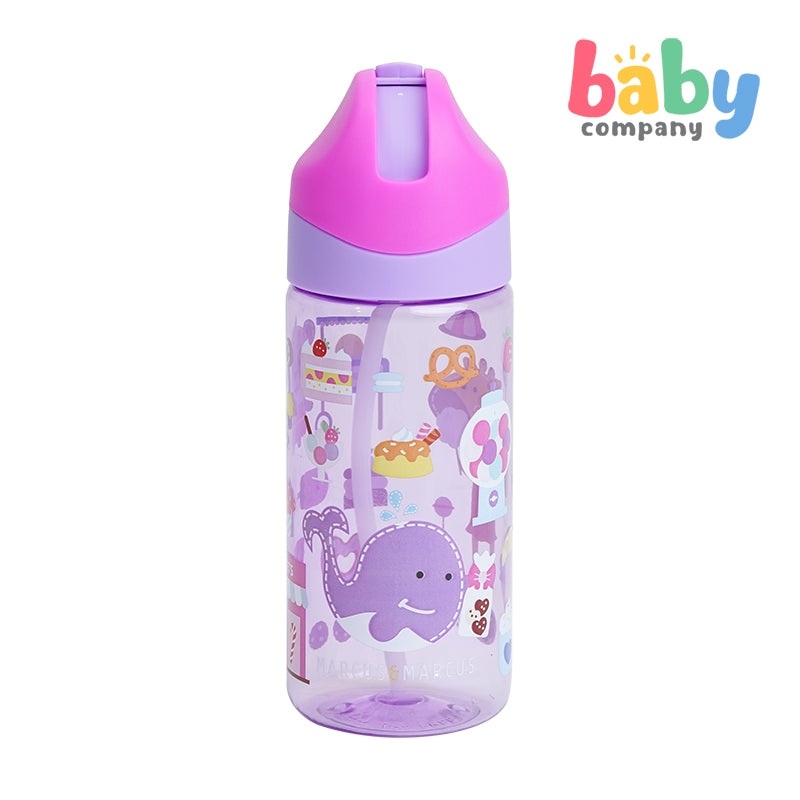 Marcus & Marcus GERMREPEL Tritan Straw Bottle 400ml – Purple