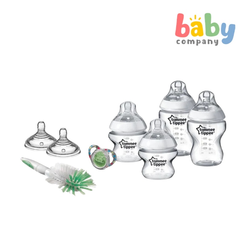 Tommee Tippee Closer to Nature Newborn Starter Set – Clear