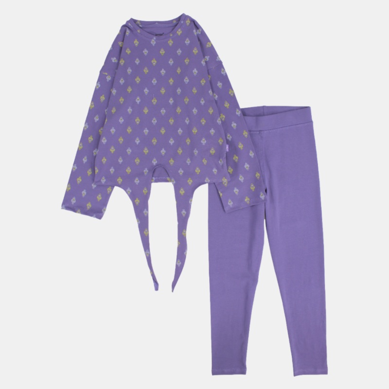 Purple Long-Sleeved Pajama