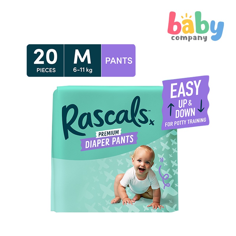 RascalsDiapers Pants ConveniencePack – Medium 20 Pads