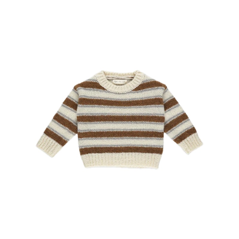 Rylee + Cru Aspen Sweater – Saddle Stripe