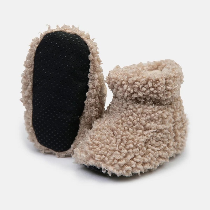 7 A.M. Enfant Baby Booties – Teddy, 0-6M