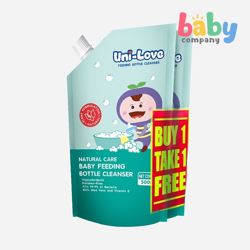 (Buy 1 Take 1) Unilove Bottle Cleanser 500ml Pouch