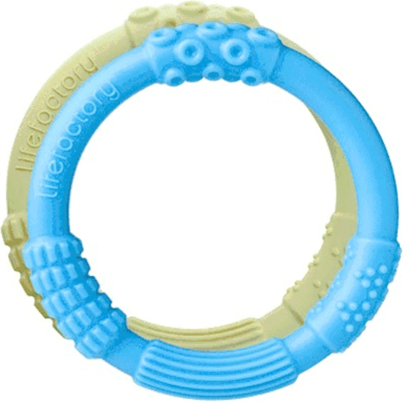 Lifefactory Silicone Teether Dual Pack in Blue & Green