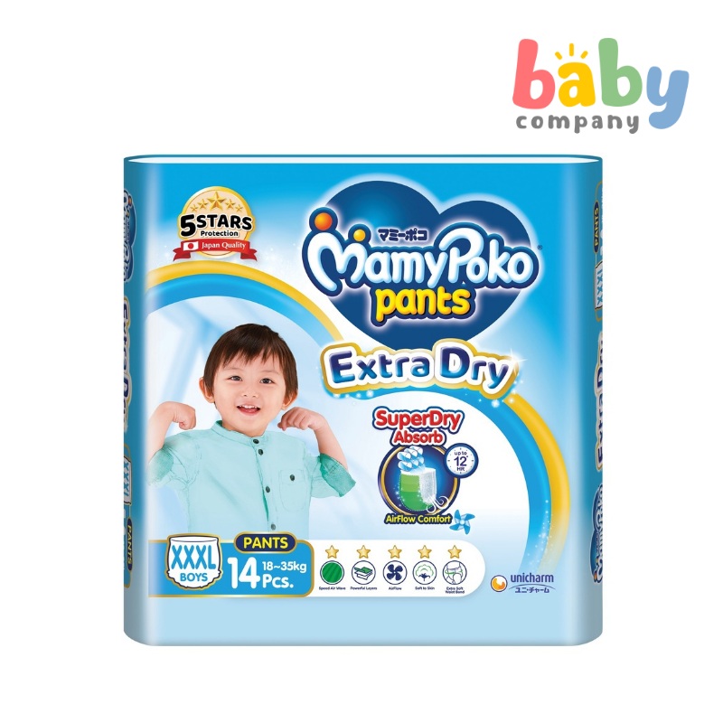 Mamypoko Pants Extra Soft Boy – Triple XL, 14s