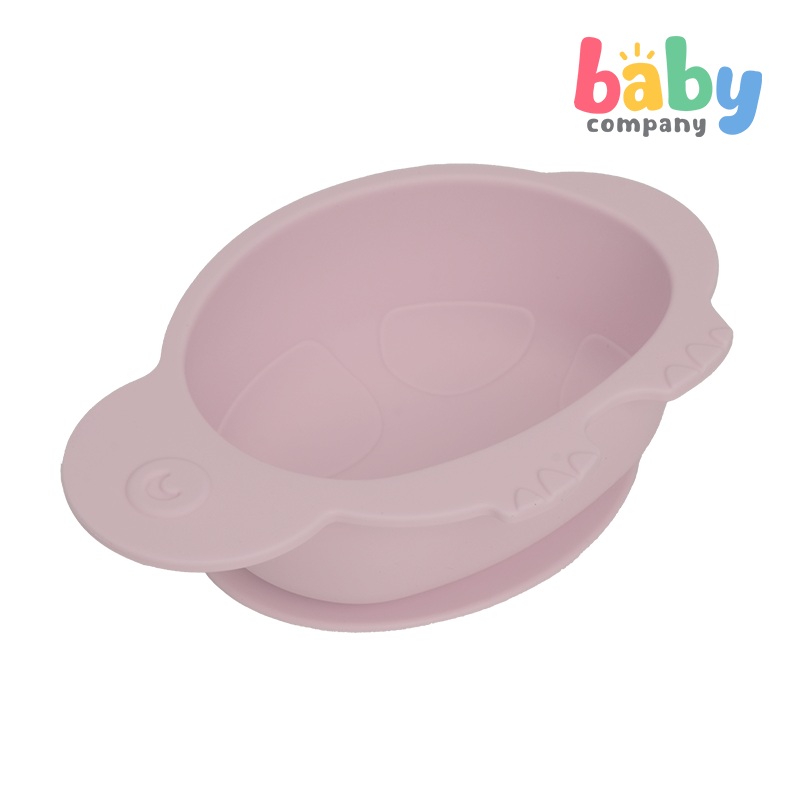 Mom & Baby Silicone Bowl – Turtle, Pink