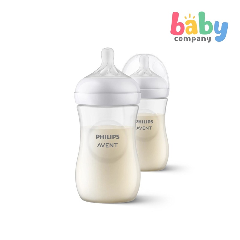Philips Avent Natural Response Baby Bottle 1m+ – 9oz/260ml, Pack of 2