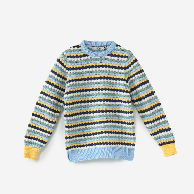 Striped Long-Sleeved Pullover