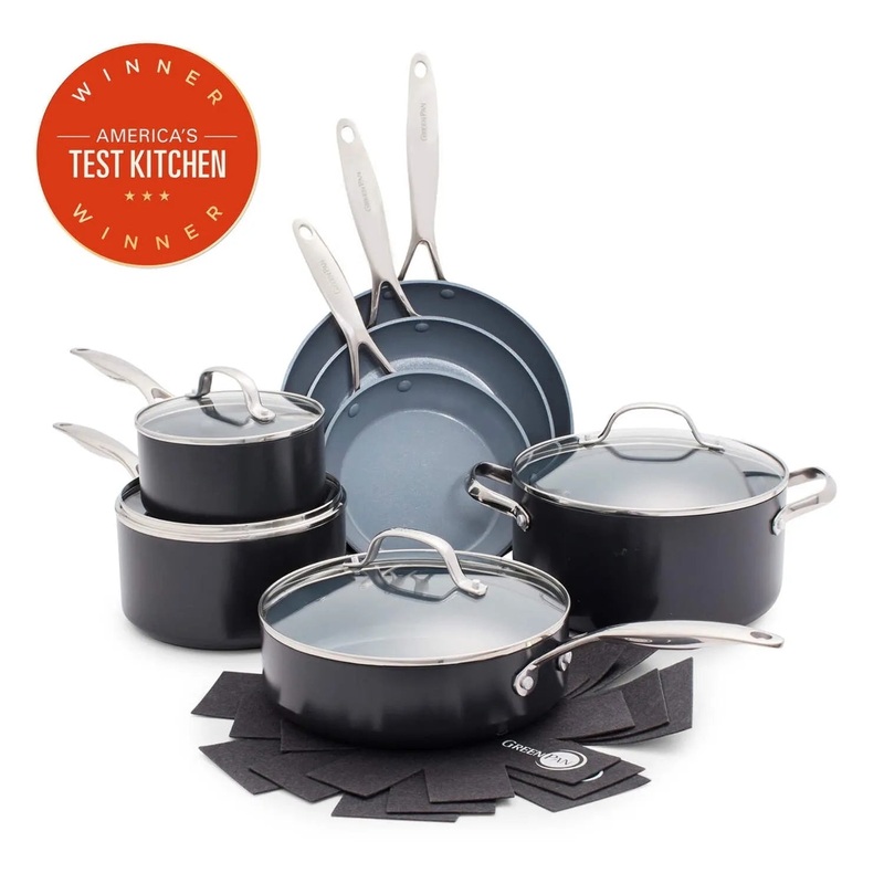 Valencia Pro Ceramic Nonstick 11-Piece Cookware Set