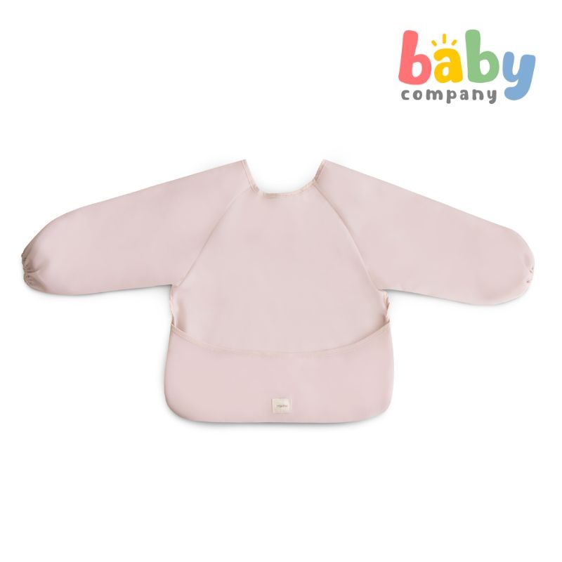 Mushie Long Sleeve Bib – Blush