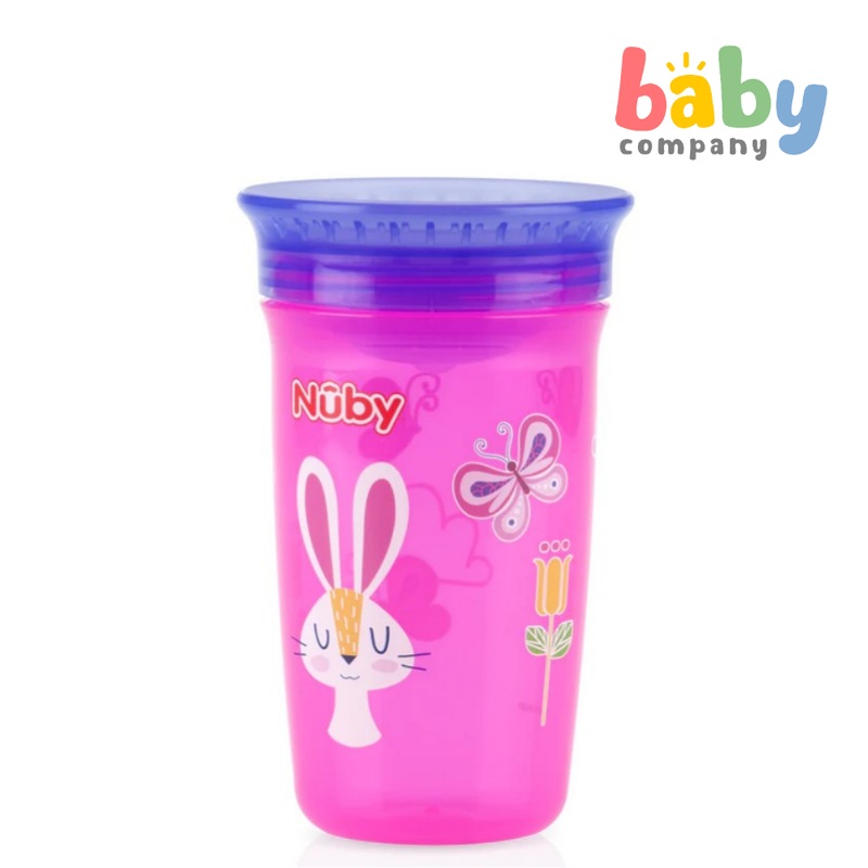 Nuby 360 Toddler Wonder Cup 12m+ – Pink