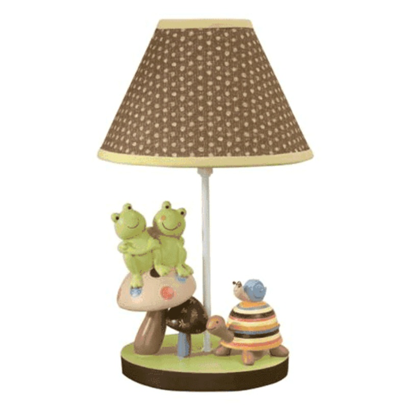 Lambs & Ivy Froggyville Lamp Base with Shade
