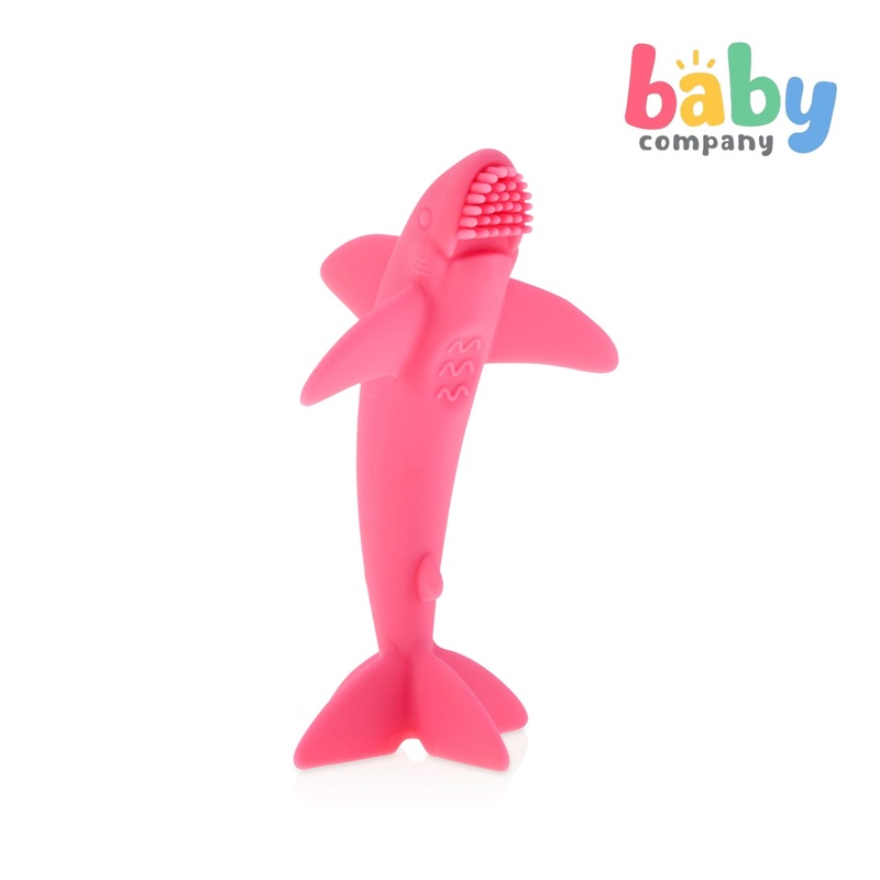 Nuby Lil Shark Massaging Toothbrush Grey