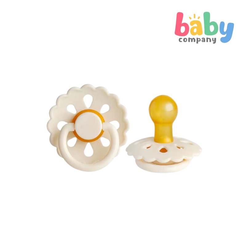 Erduo Baby Pacifier Stage 2 – Daisy Flower, Beige