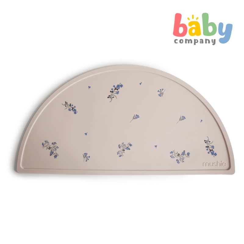Mushie Silicone Mat – Lilac Flowers