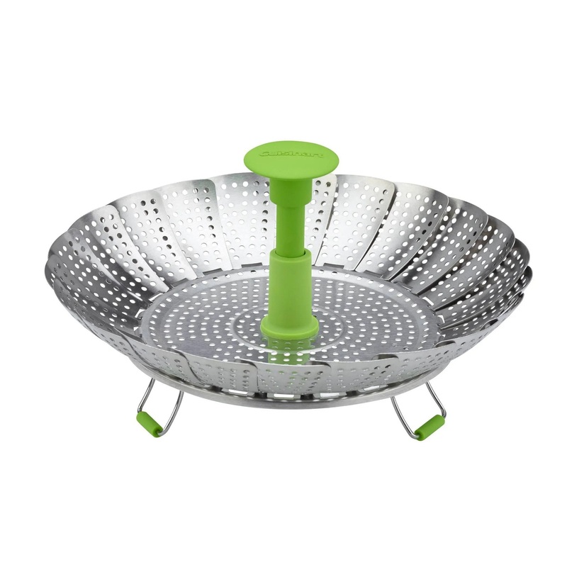 10.5″ Stainless Steel Steamer: Vegetable & Food Steamer Basket