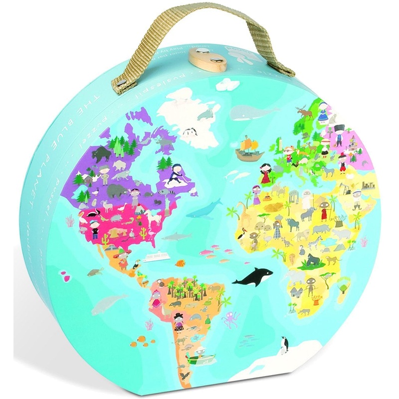 Janod 2-Sided Puzzle, Our Blue Planet, 208pcs