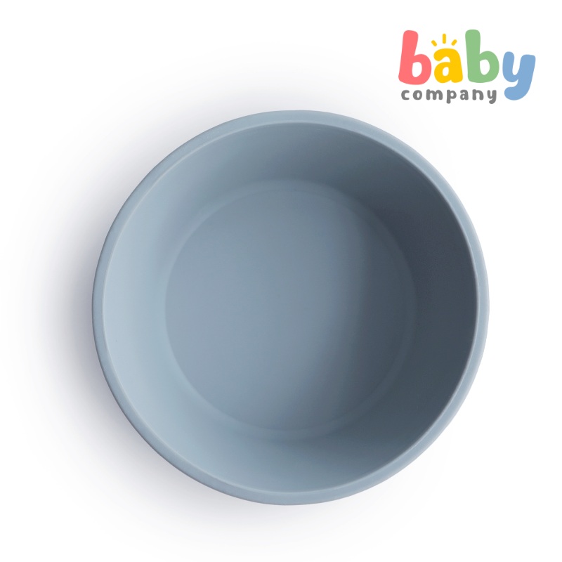 Mushie Silicone Suction Bowl – Powder Blue