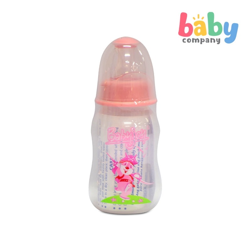 Nurture Babyjoy Decorated Baby Bottle Collection 4oz Pink
