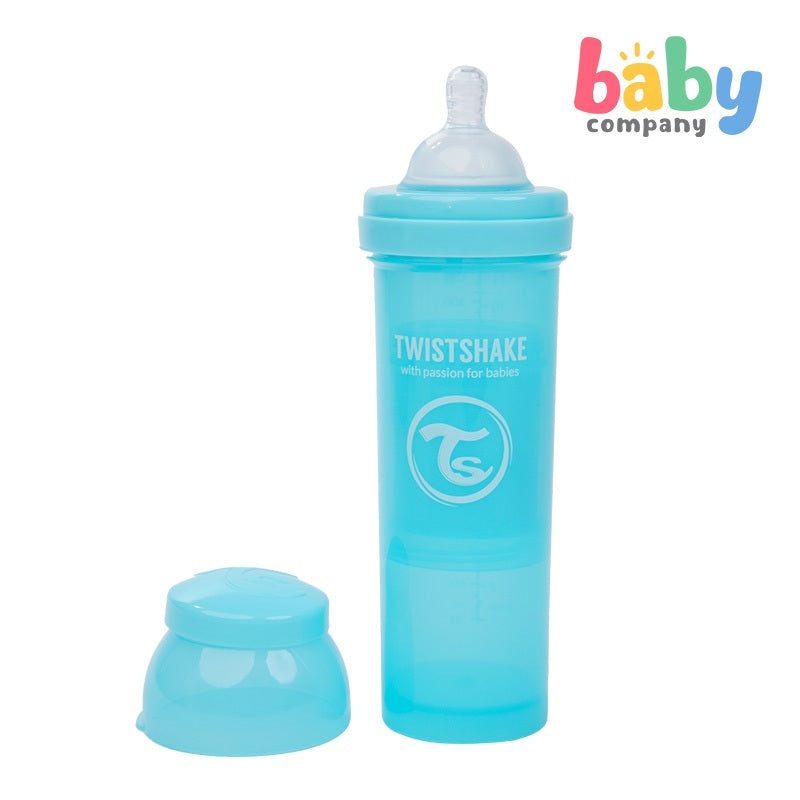 Twistshake Feeding Bottle Anti-Colic 330ml – Pastel Blue