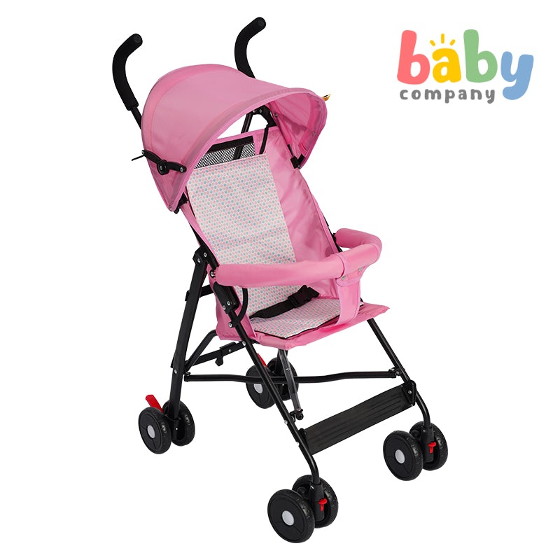 Baby Company Umbrella Stroller – Pink Polka
