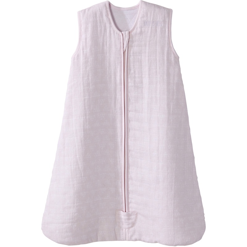 Halo SleepSack Quilted Muslin Wearable Blanket – Pyramid Pink (Small)