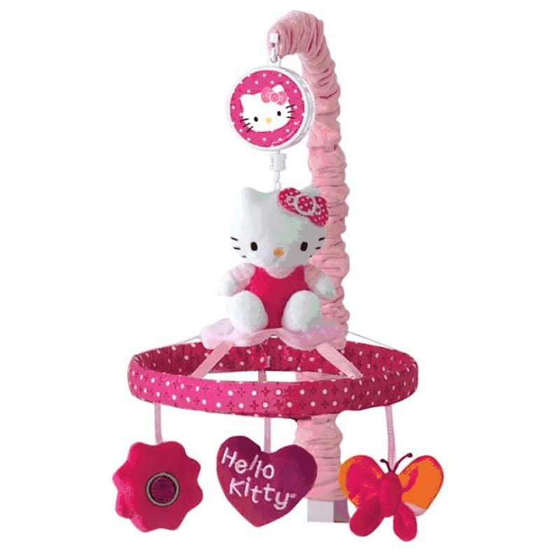 Lambs & Ivy Hello Kitty Garden Musical Mobile