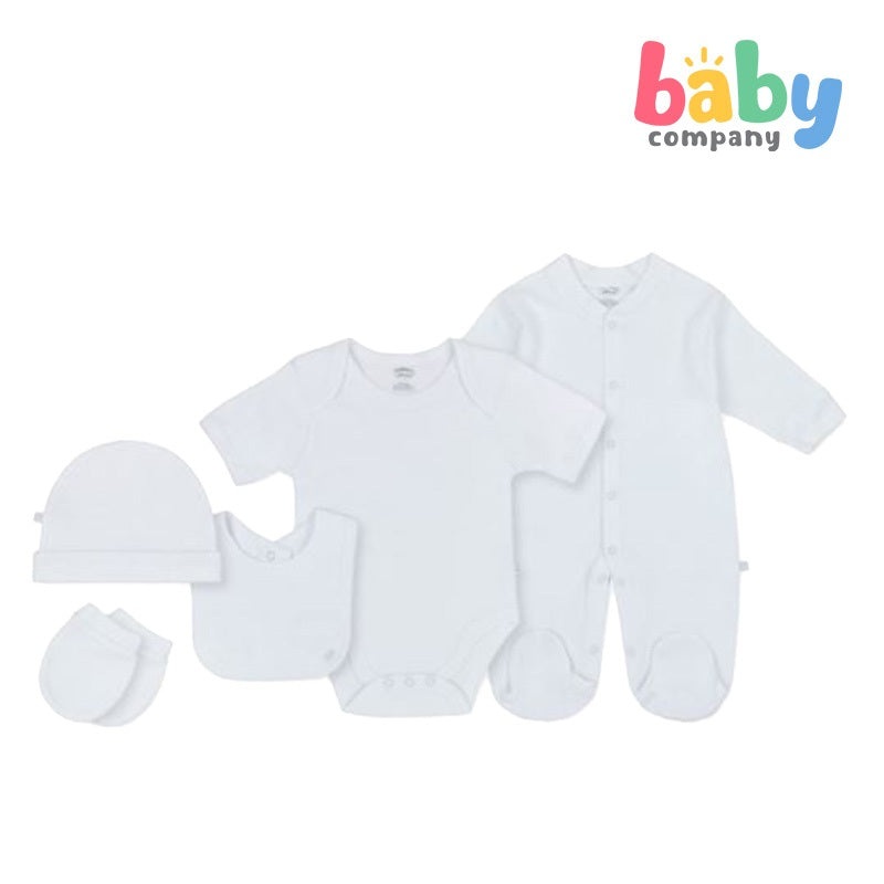 Mother’s Choice 5-Pack White Series Multi Set 0-3 Months
