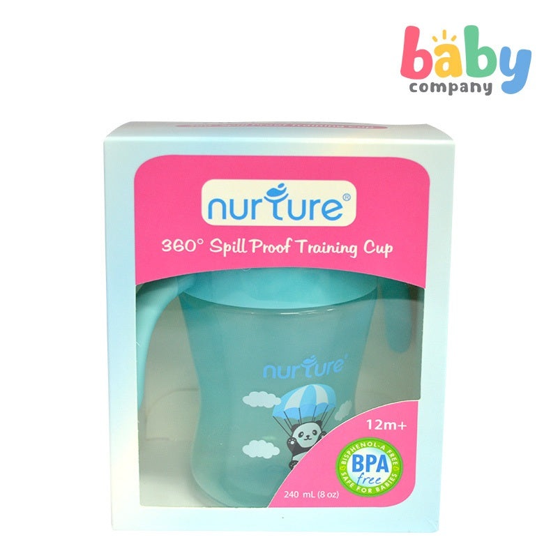Nurture 360 Spill Proof Training Cup 8oz Blue