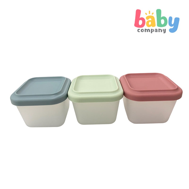 Peekaboo 3pc Silicone Food Storage – Boys Set