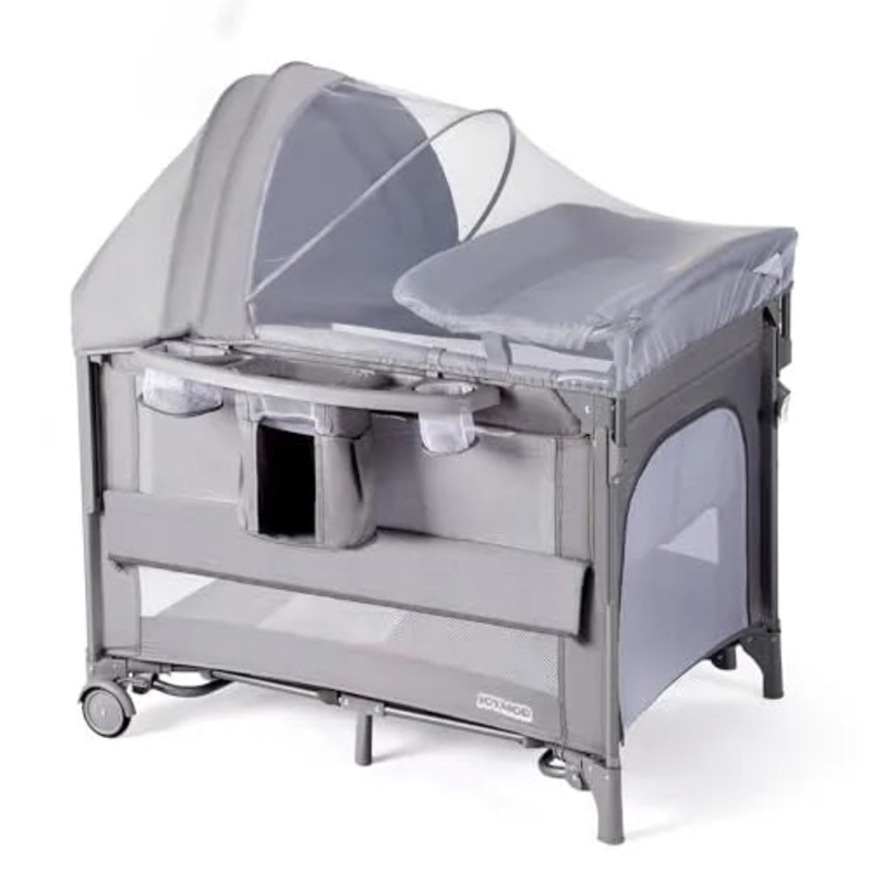 9 in 1 Bedside Bassinet with Changing Table