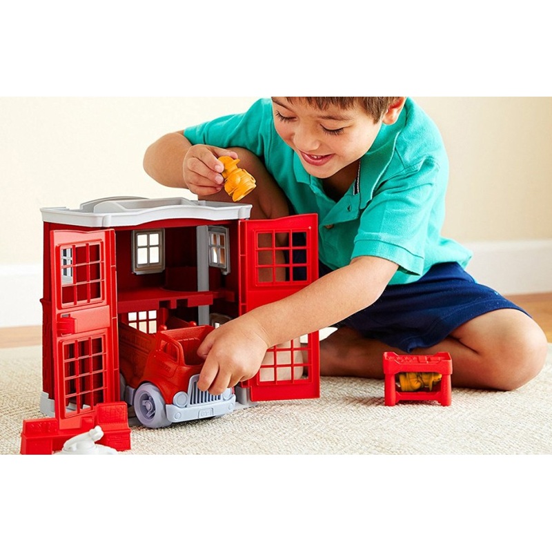 Green Toys Fire Station Playset