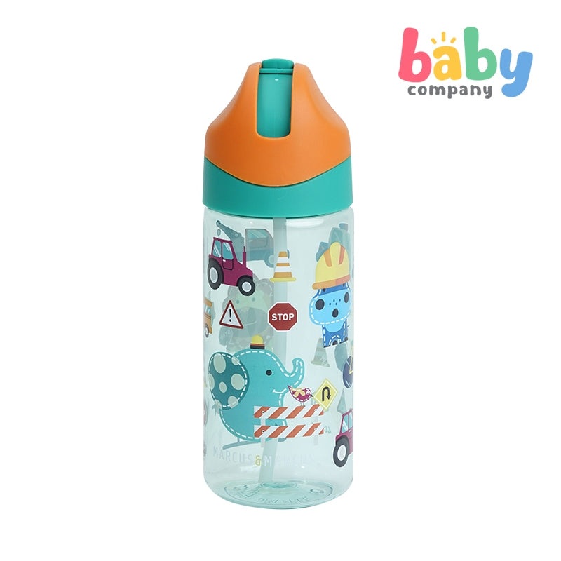 Marcus & Marcus GERMREPEL Tritan Straw Bottle 400ml – Green