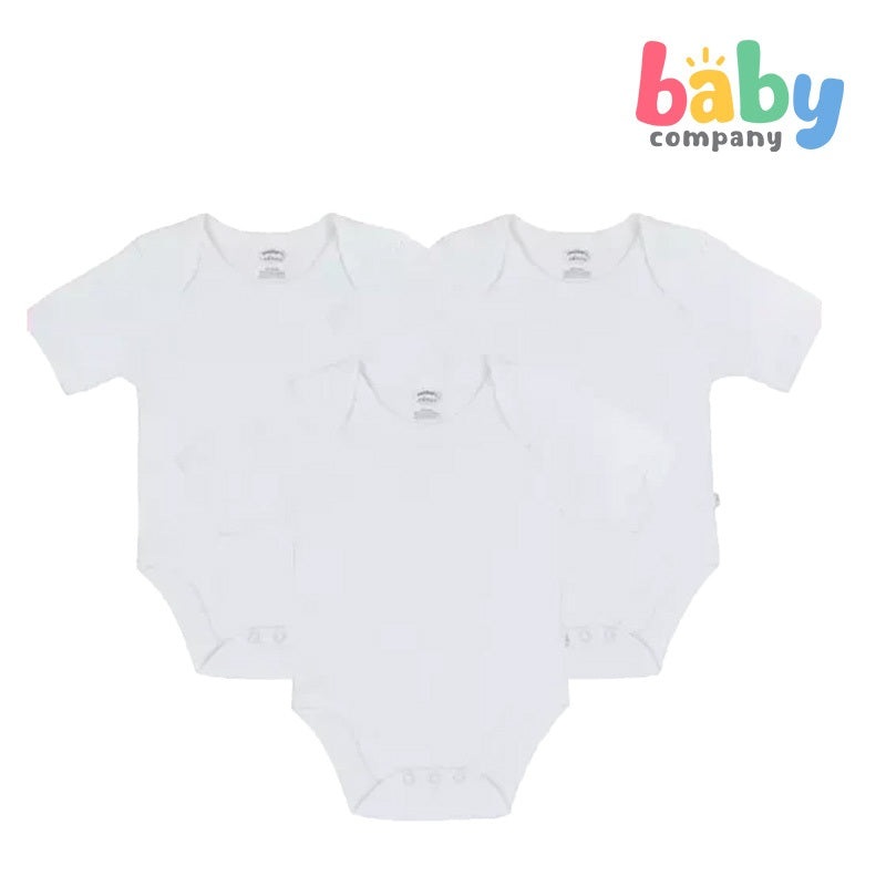 Mother’s Choice 3-Pack Sleepsuit, White Series 0-3 Months